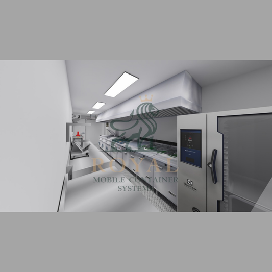 Mobiele Containerkeuken (uitbreidbare foodtruckoplossing)